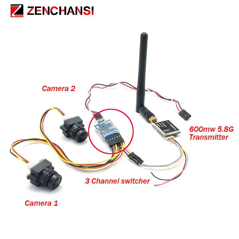 3-Kanal-Dual-Videokamera CMOS  – Brushless Motor Thrust Test Stand Bewertung und Preis